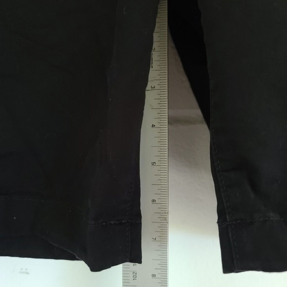 Tommy Hilfiger Womens Shorts 12 Black Hollywood Short Preppy Chino Cotton Causal - Picture 10 of 11